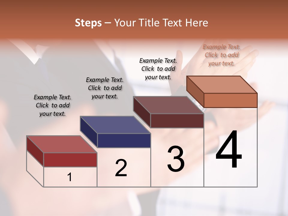 Team Congratulating Work PowerPoint Template