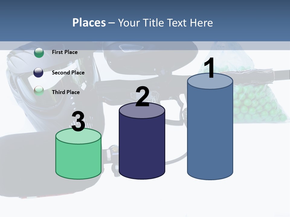 Adults Players Paintball PowerPoint Template