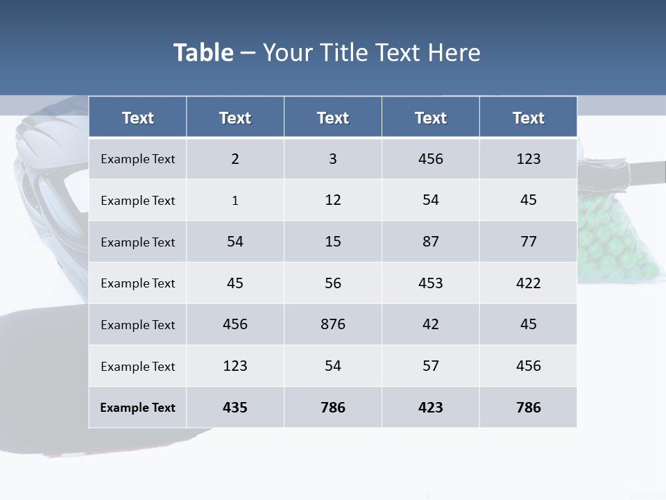 Adults Players Paintball PowerPoint Template