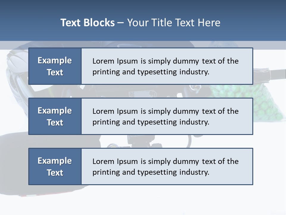Adults Players Paintball PowerPoint Template