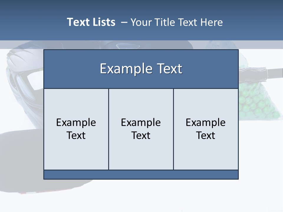 Adults Players Paintball PowerPoint Template