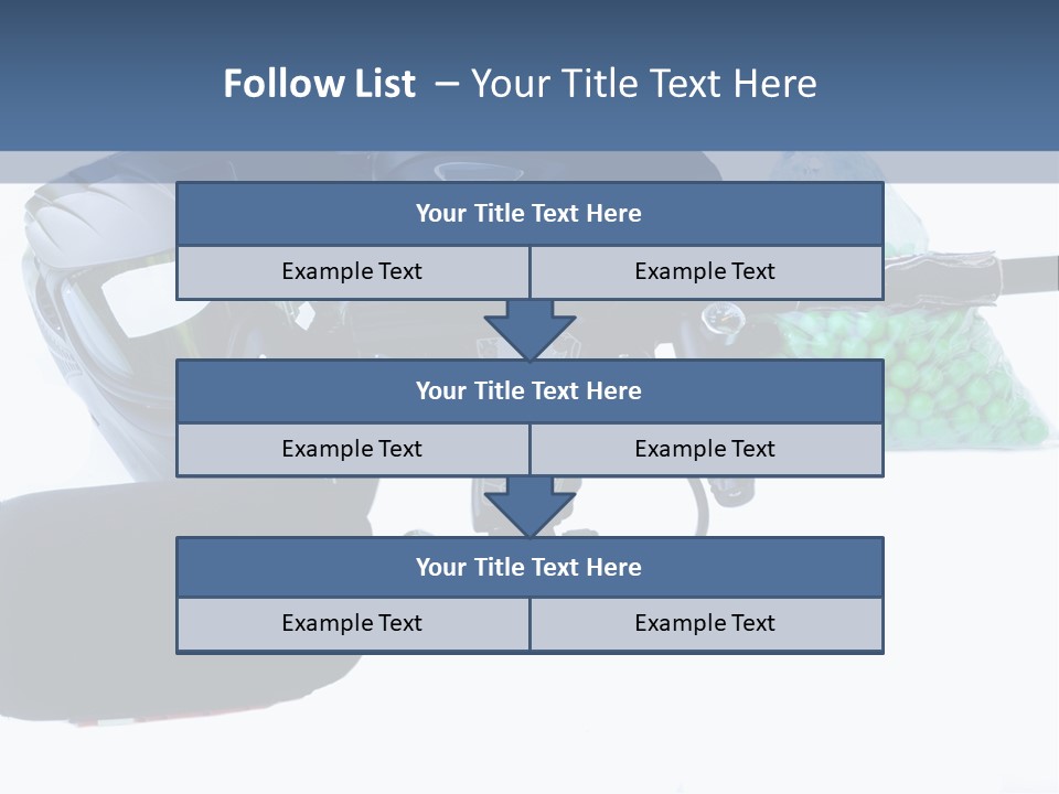 Adults Players Paintball PowerPoint Template