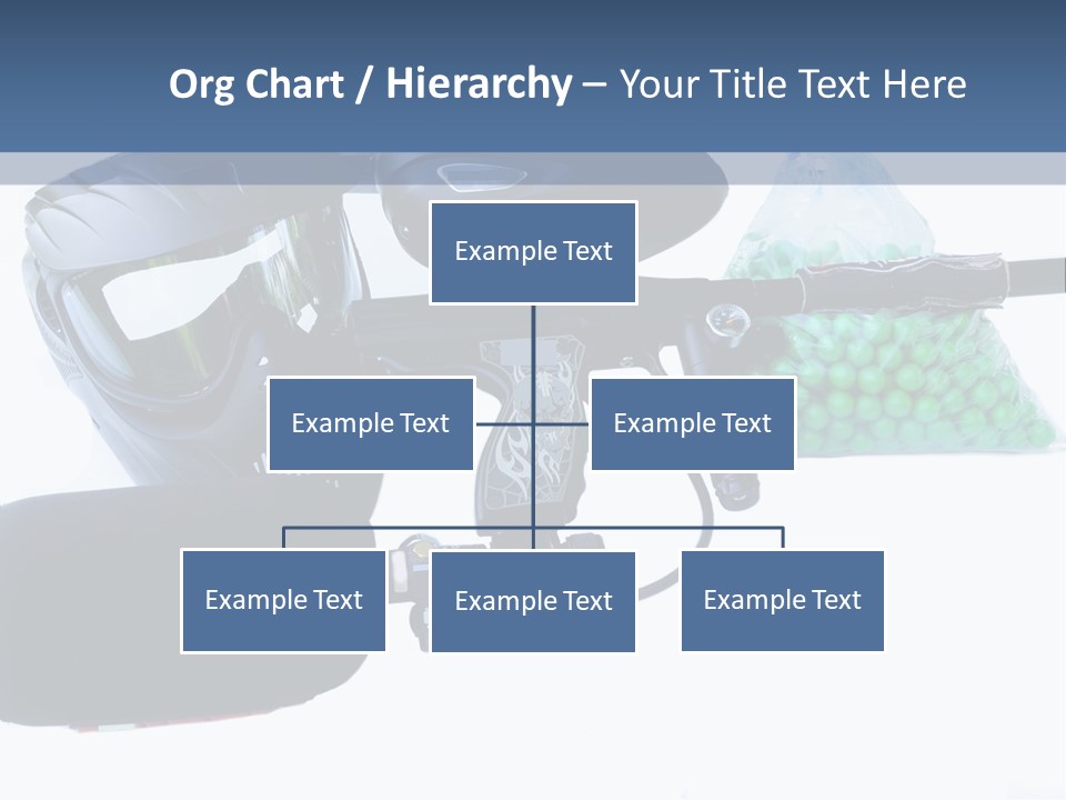 Adults Players Paintball PowerPoint Template