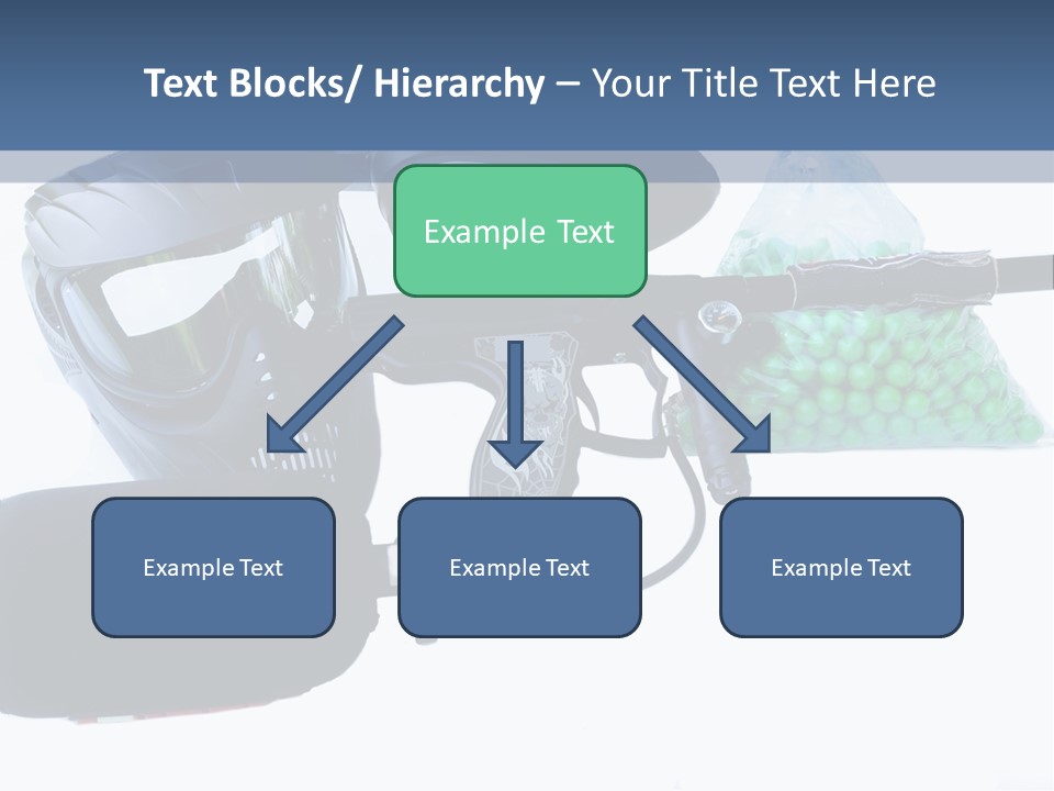 Adults Players Paintball PowerPoint Template