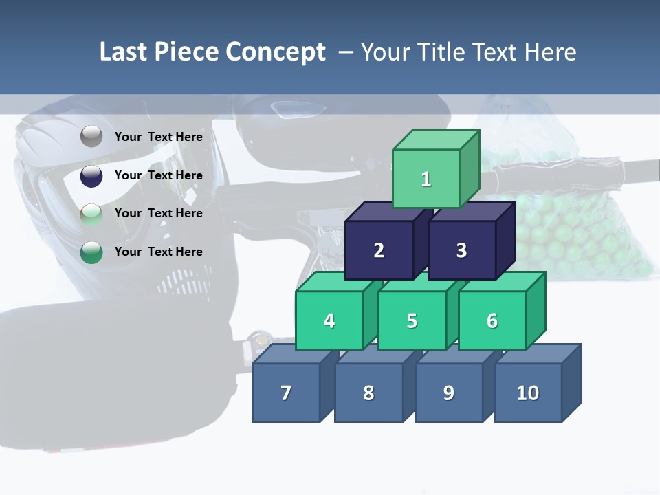 Adults Players Paintball PowerPoint Template