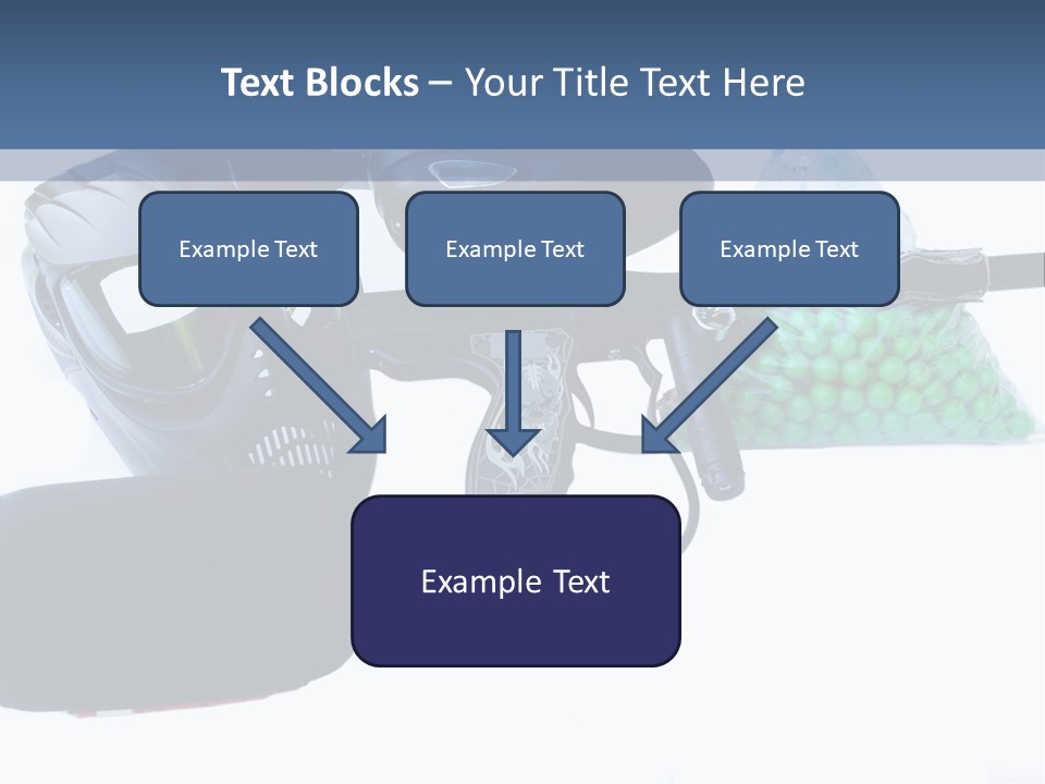Adults Players Paintball PowerPoint Template