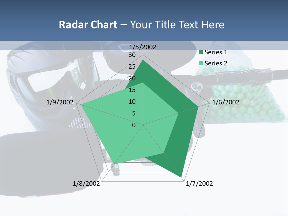 Adults Players Paintball PowerPoint Template