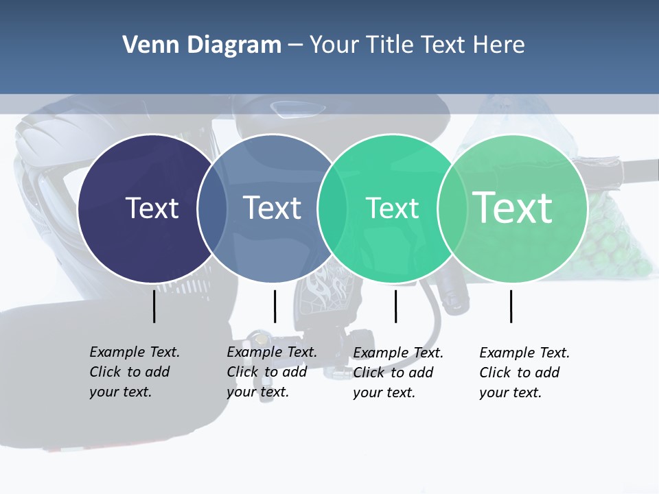 Adults Players Paintball PowerPoint Template