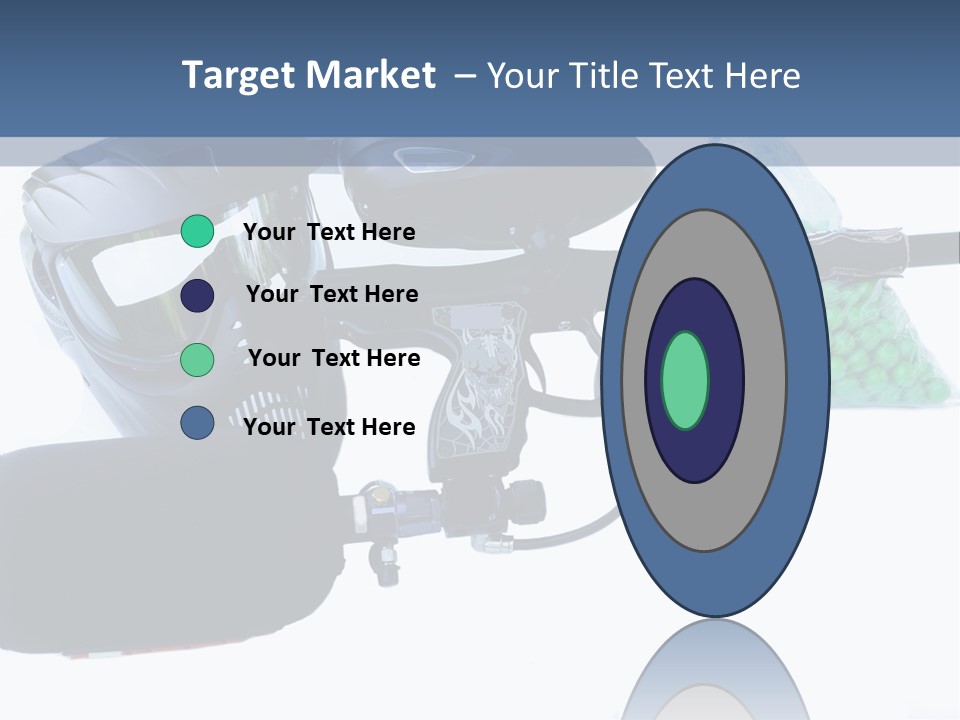 Adults Players Paintball PowerPoint Template