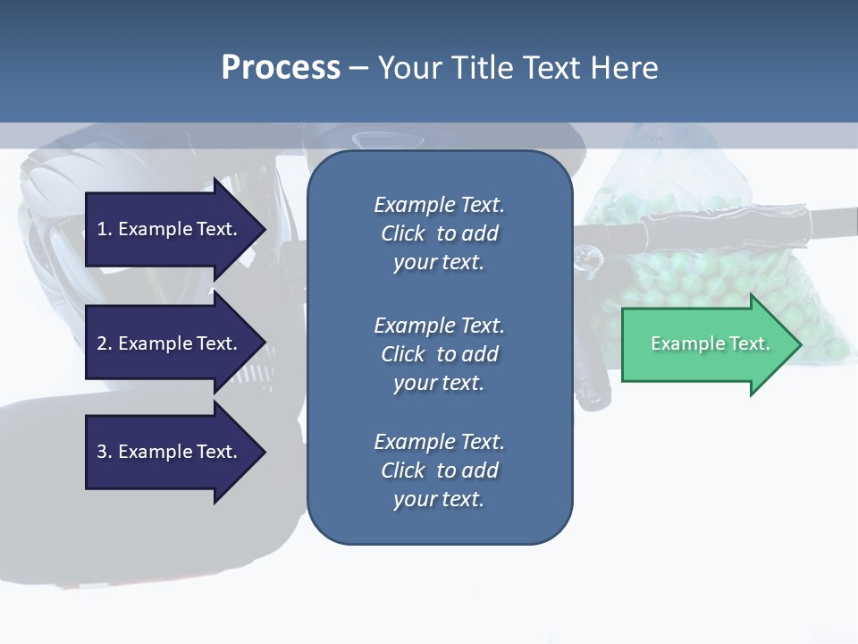 Adults Players Paintball PowerPoint Template
