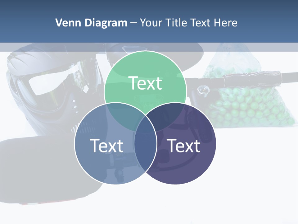 Adults Players Paintball PowerPoint Template