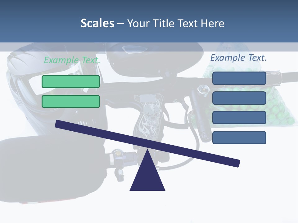 Adults Players Paintball PowerPoint Template