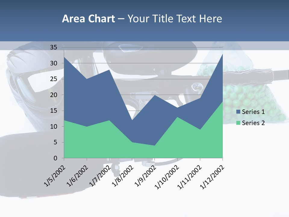 Adults Players Paintball PowerPoint Template