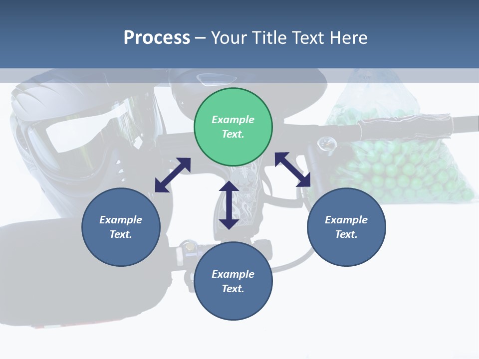 Adults Players Paintball PowerPoint Template