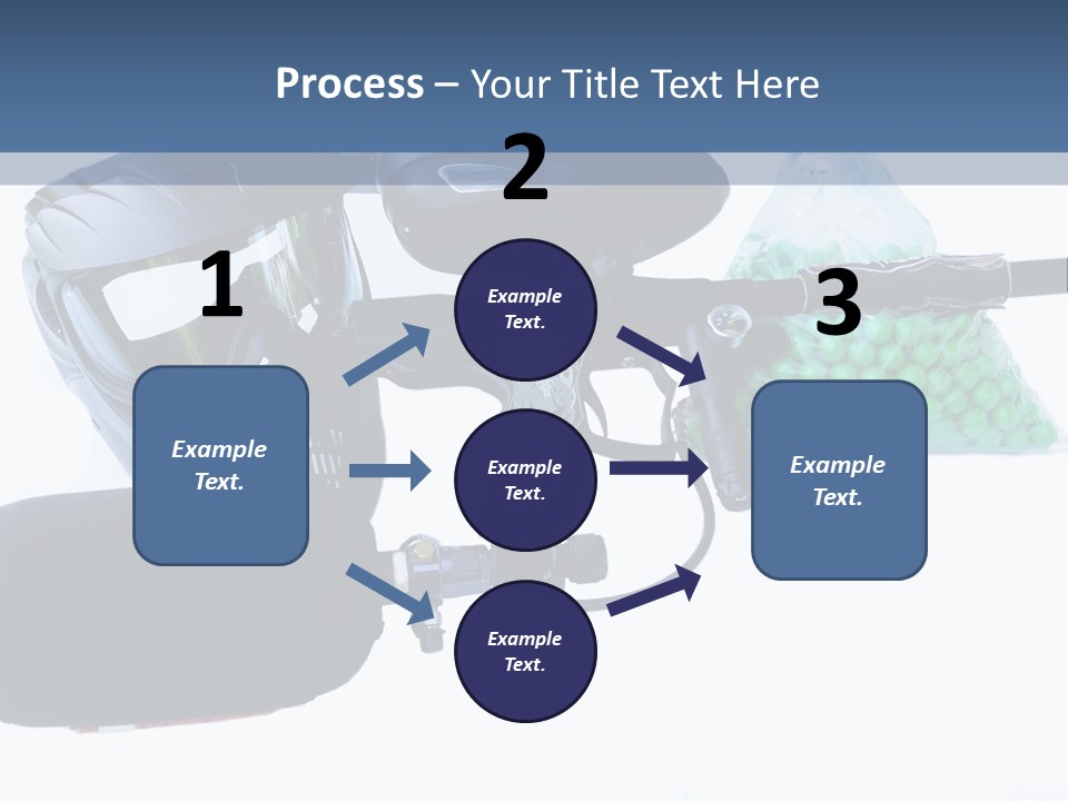 Adults Players Paintball PowerPoint Template