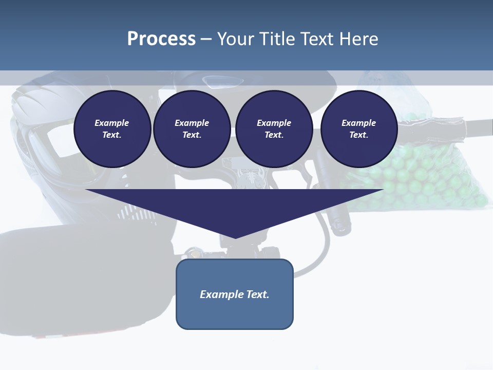 Adults Players Paintball PowerPoint Template