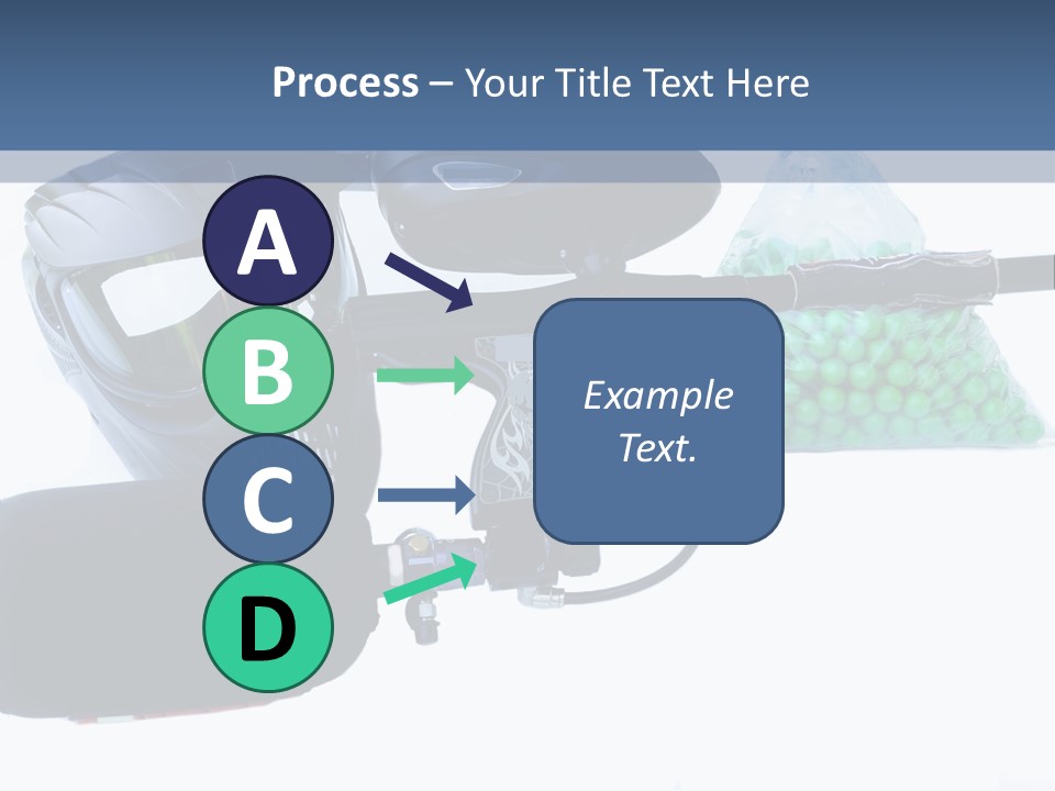 Adults Players Paintball PowerPoint Template