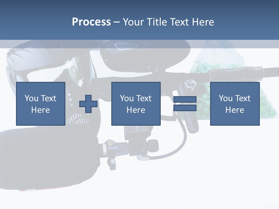 Adults Players Paintball PowerPoint Template