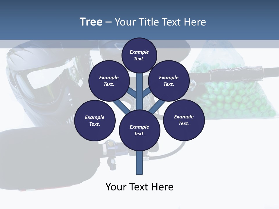 Adults Players Paintball PowerPoint Template