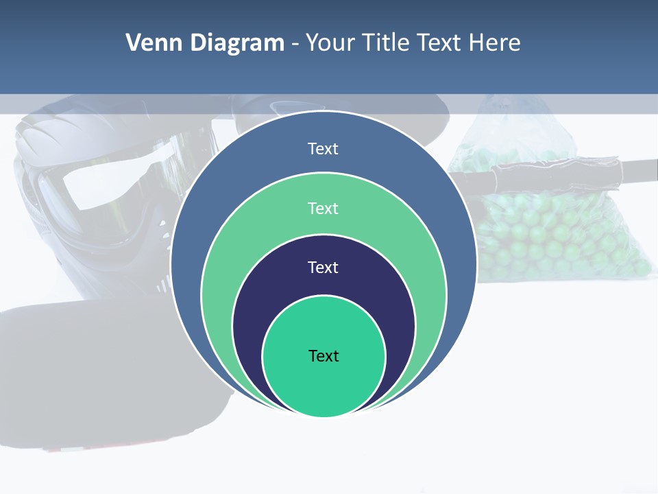 Adults Players Paintball PowerPoint Template