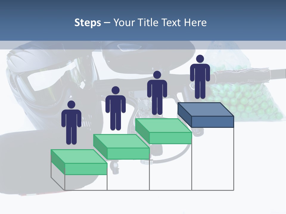 Adults Players Paintball PowerPoint Template