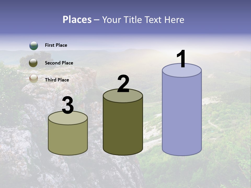 Horizon Scene Lawn PowerPoint Template