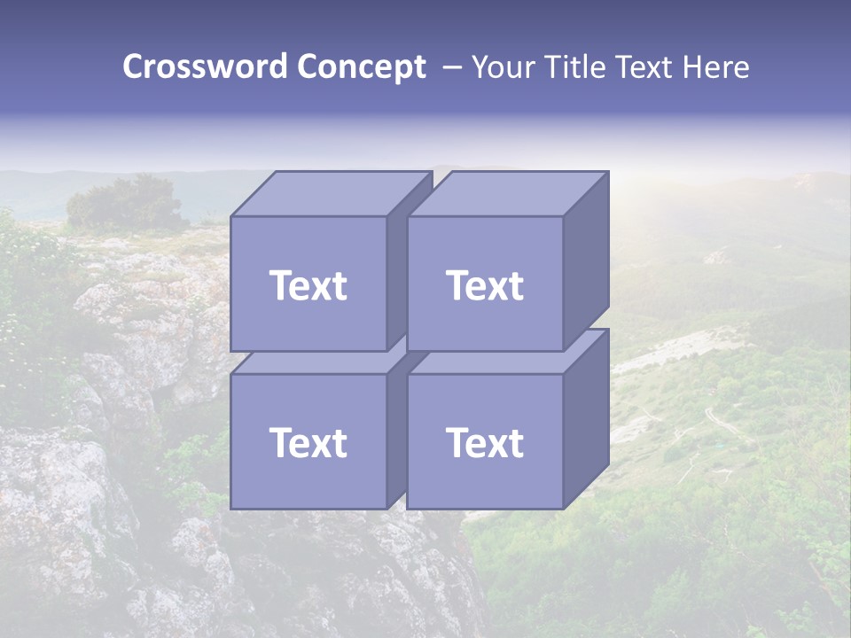 Horizon Scene Lawn PowerPoint Template