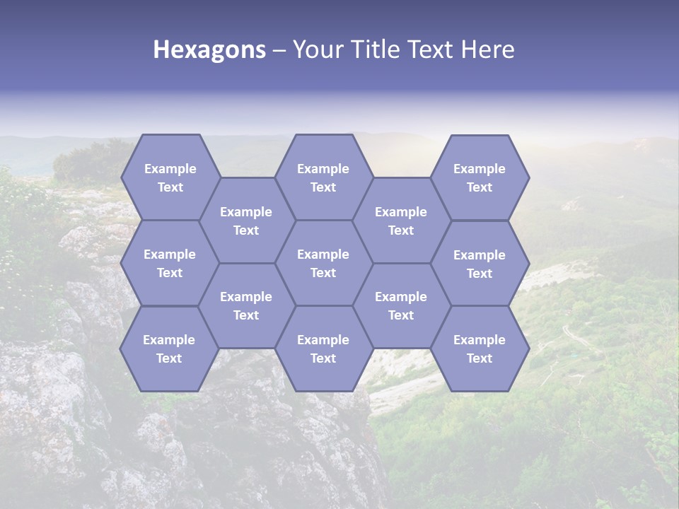 Horizon Scene Lawn PowerPoint Template