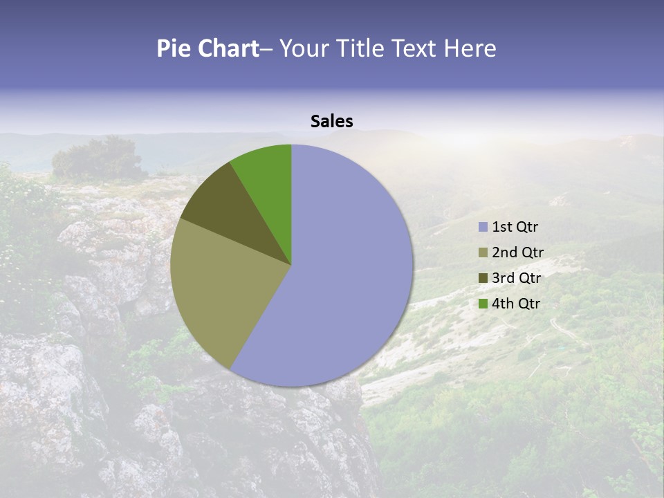 Horizon Scene Lawn PowerPoint Template