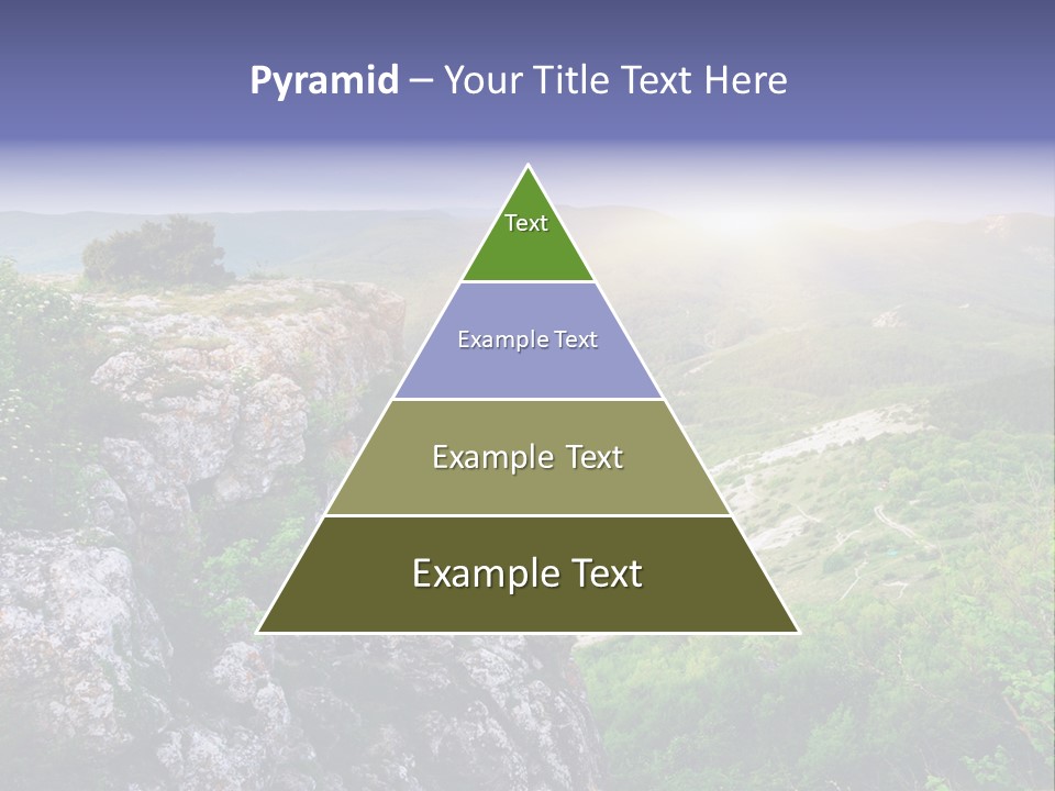 Horizon Scene Lawn PowerPoint Template