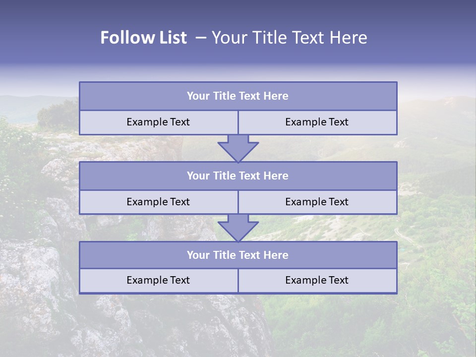 Horizon Scene Lawn PowerPoint Template