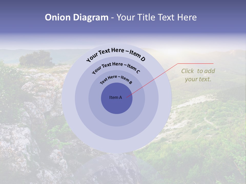 Horizon Scene Lawn PowerPoint Template