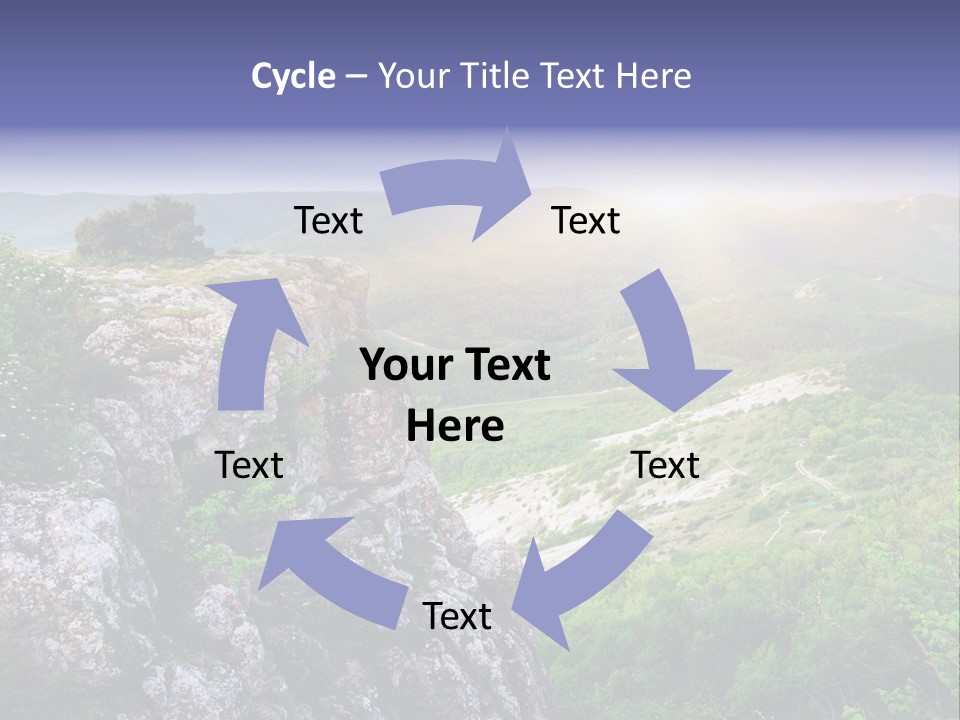 Horizon Scene Lawn PowerPoint Template