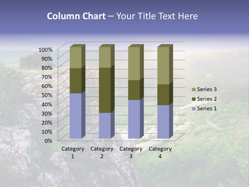 Horizon Scene Lawn PowerPoint Template