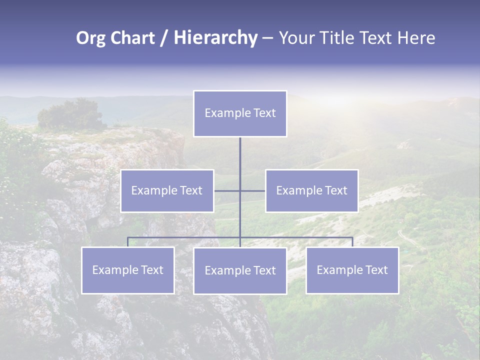Horizon Scene Lawn PowerPoint Template