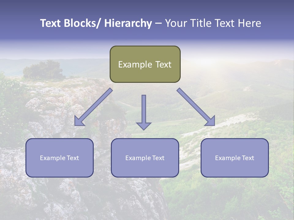 Horizon Scene Lawn PowerPoint Template