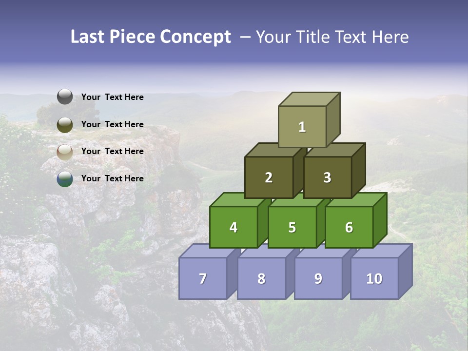 Horizon Scene Lawn PowerPoint Template