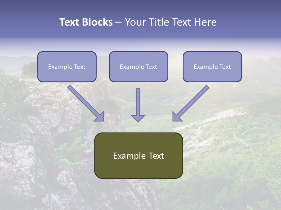 Horizon Scene Lawn PowerPoint Template