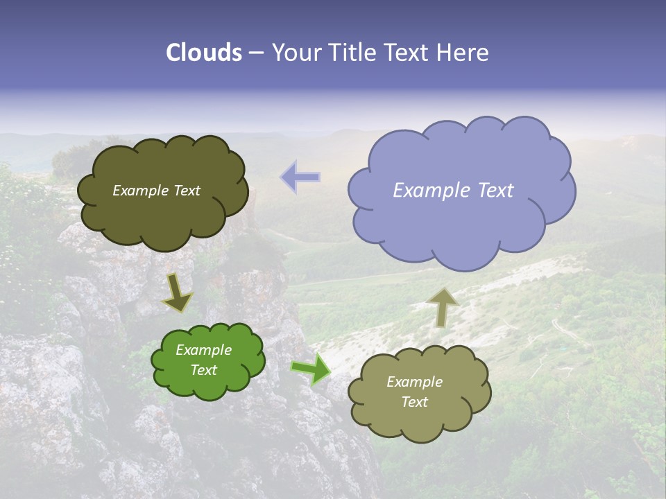 Horizon Scene Lawn PowerPoint Template