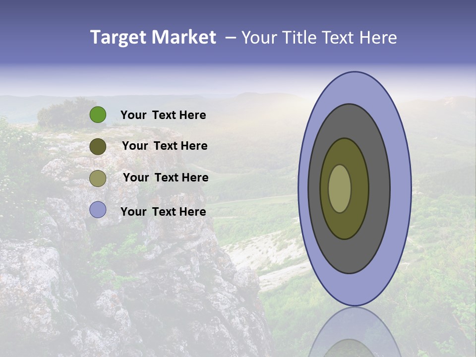 Horizon Scene Lawn PowerPoint Template