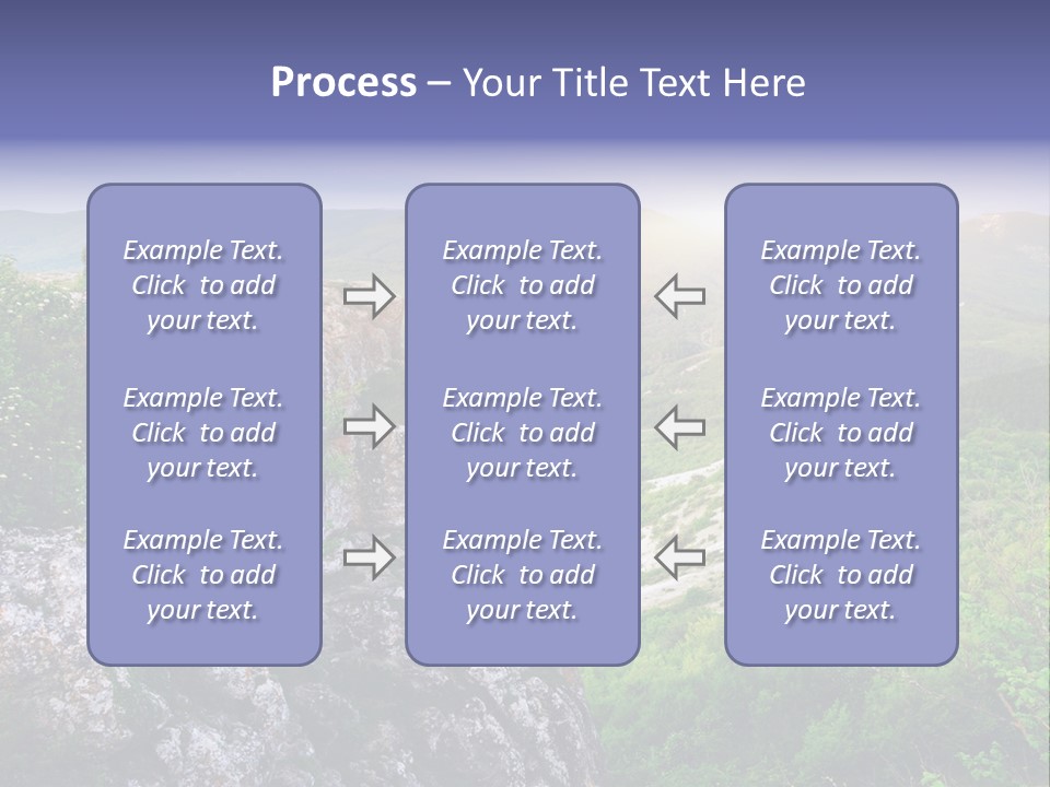 Horizon Scene Lawn PowerPoint Template