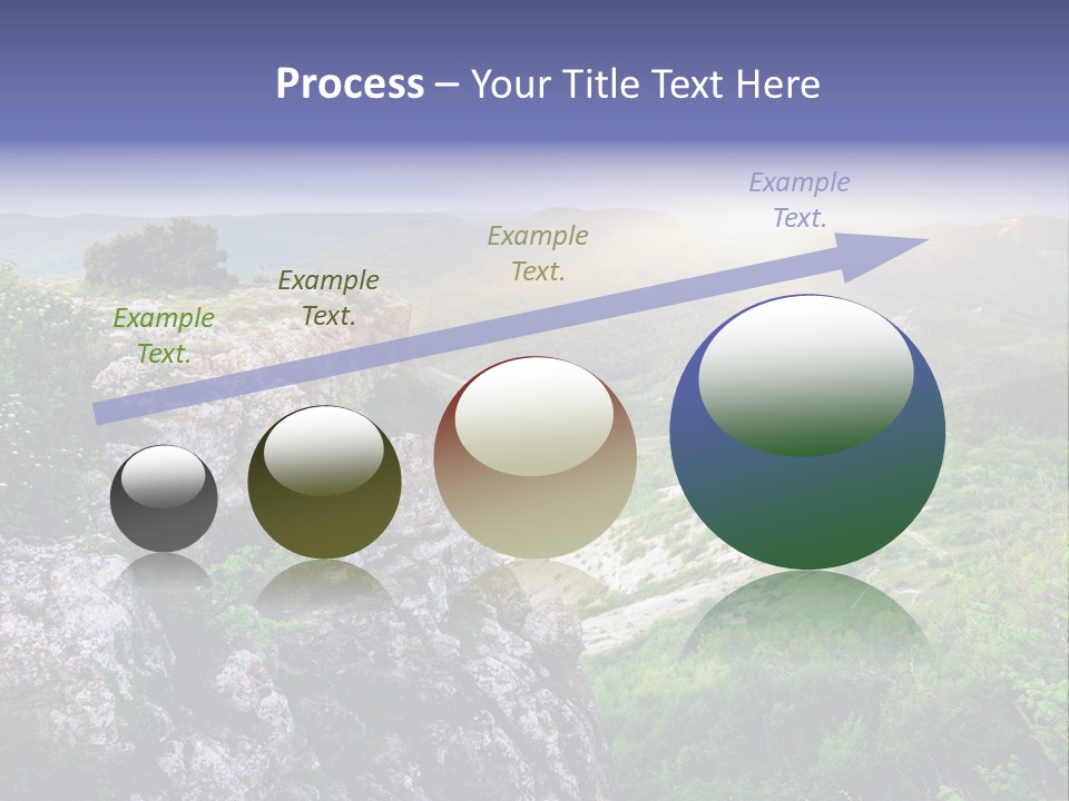 Horizon Scene Lawn PowerPoint Template