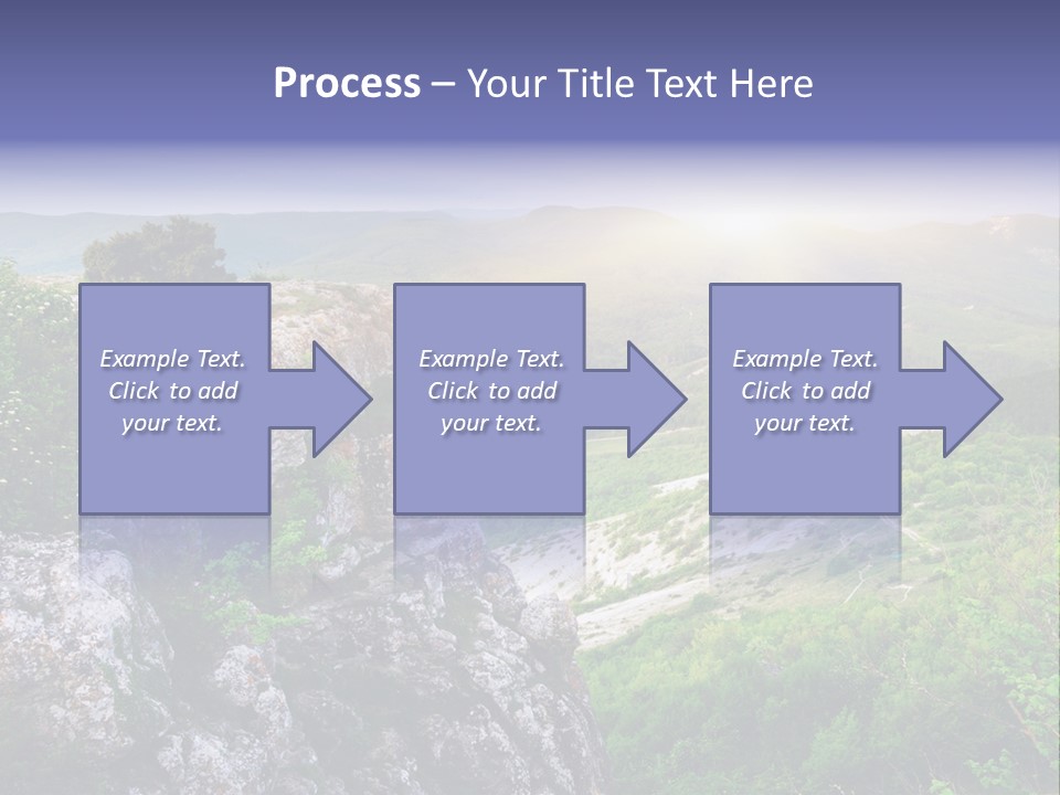 Horizon Scene Lawn PowerPoint Template
