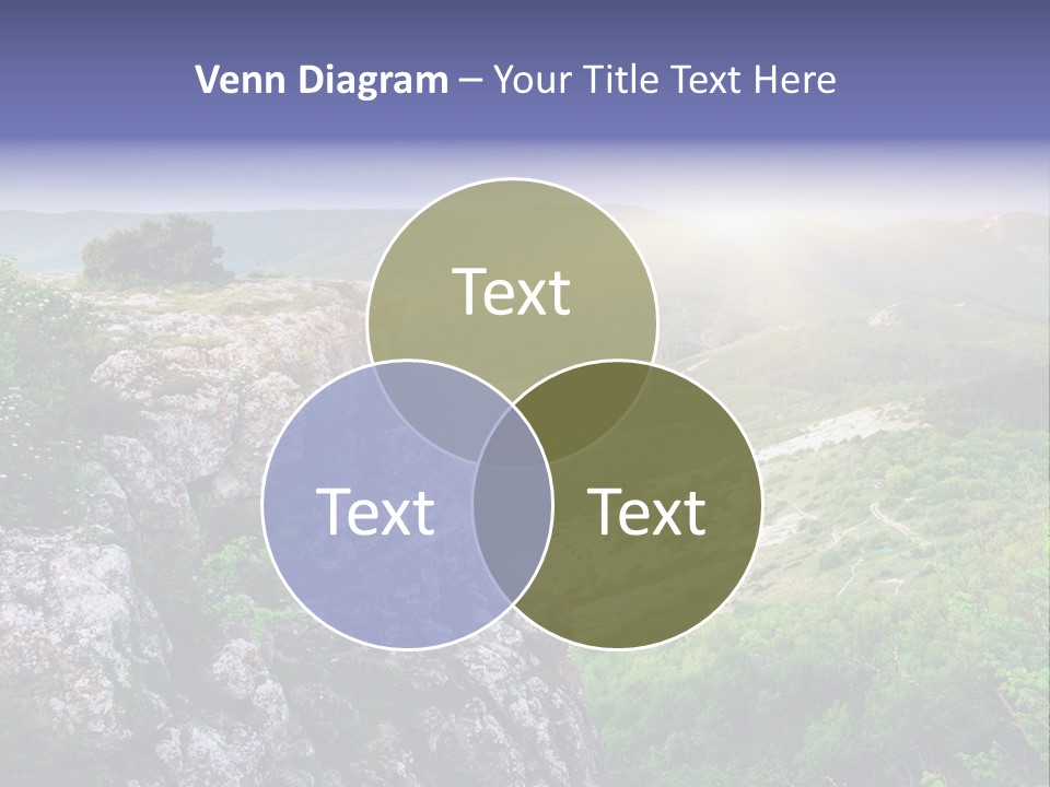 Horizon Scene Lawn PowerPoint Template