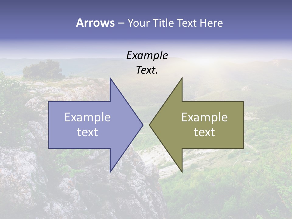 Horizon Scene Lawn PowerPoint Template