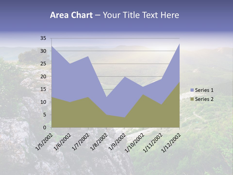 Horizon Scene Lawn PowerPoint Template
