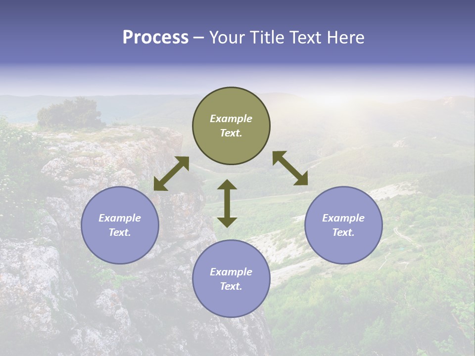 Horizon Scene Lawn PowerPoint Template
