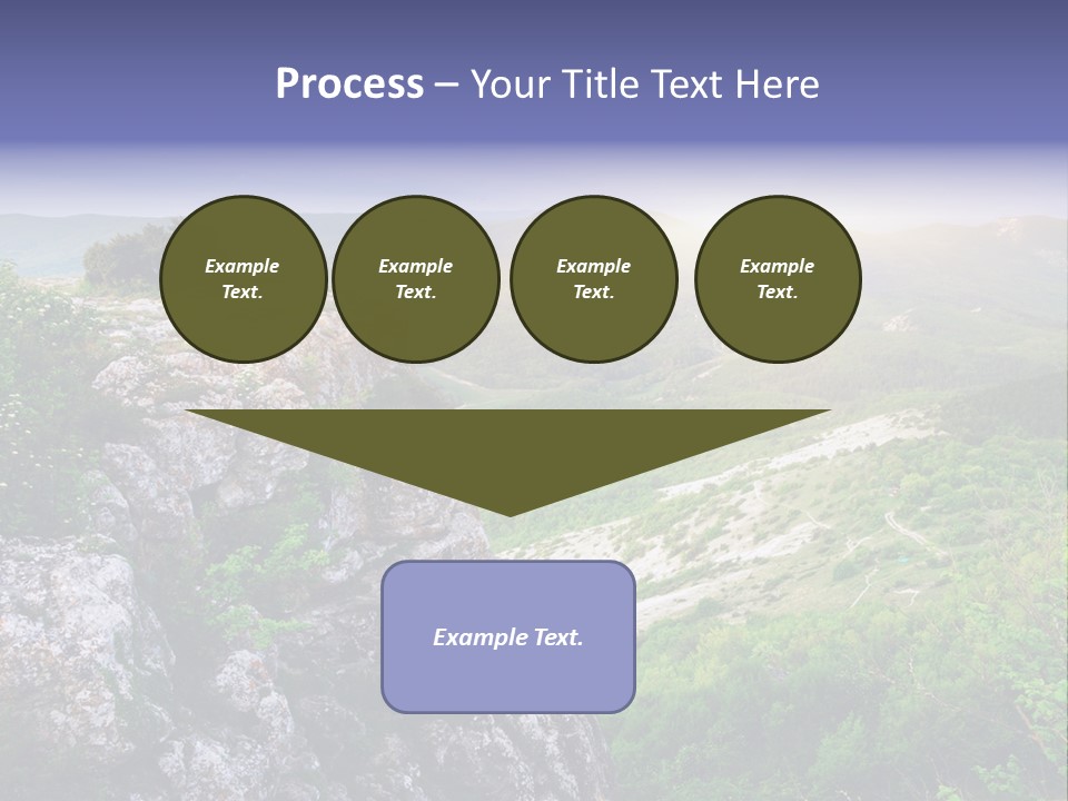 Horizon Scene Lawn PowerPoint Template