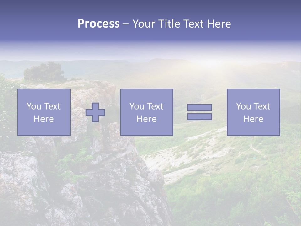 Horizon Scene Lawn PowerPoint Template