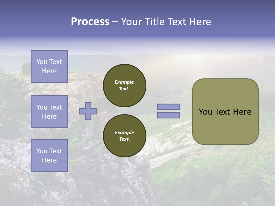 Horizon Scene Lawn PowerPoint Template